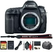 Canon EOS 5D Mark IV DSLR Camera (1483C002) with 64GB Memory Card, Case, Cleaning Set and More - Starter Bundle 7