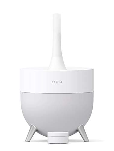 Miro NR07S Humidifier - Completely Washable Modular Humidifier, Easy to Clean, Easy to Use, Large Room - Cool Mist, Sanitary, Top-Fill Ultrasonic Humidifier with Whisper Quiet and Powerful Output
