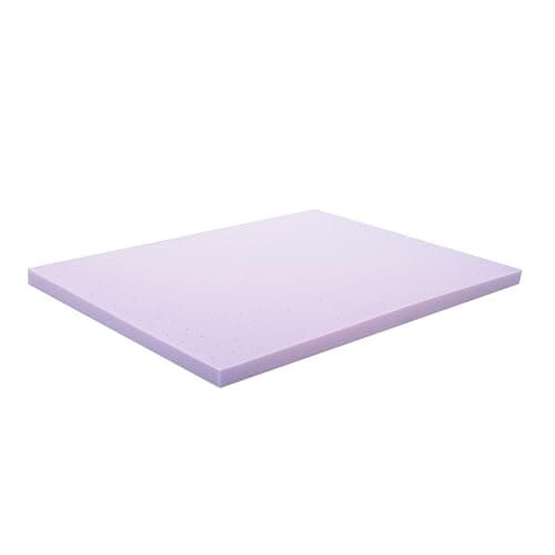 Lucid 3 Inch Lavender Memory Foam Mattress Topper, Twin XL Size – Essential Oil Infusion – Deep Plush Feel, Pressure-Relieving Bed Topper – Ventilated and Breathable – CertiPur Certified 7
