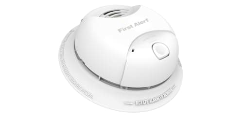 First Alert 0827B Ionization Smoke Alarm with 10-Year Sealed Tamper-Proof Battery , White , Pack of 1