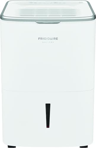 Frigidaire 50-Pint Smart Dehumidifier for Basement, Garage, Attic, 115V, Energy Star Moisture Absorber with Timer, Wi-Fi, App Control and Amazon Alexa & Google Home Compatibility in White 9