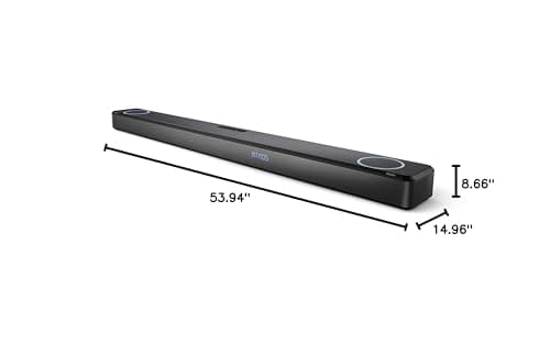 PHILIPS Fidelio FB1 7.1.2-Channel Surround Sound Soundbar with Integrated Dolby Atmos and Subwoofer + DTS Play-Fi, All-in-One, Premium Design and Materials 17