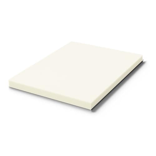 Zayton, 3-Inch High Density Medium Firm Foam Mattress Topper, CertiPUR-US Certified for Superior Comfort and Support, Twin, White