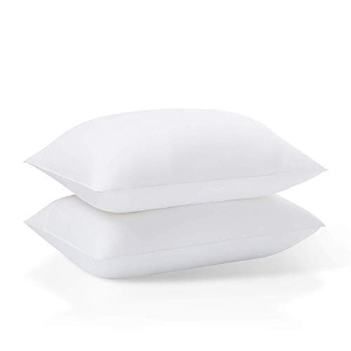 Acanva Basic Bed Pillow Soft Rest Cushion Stuffer for Sleeping, Standard, White 2 Count