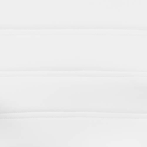 Flash Furniture Whitney High-Back Swivel LeatherSoft Desk Chair with Padded Seat and Armrests, Adjustable Height Padded Office Chair, White/Chrome 15