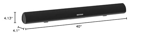 BESTISAN Sound Bar, 100Watt Soundbar for TV, Wired & Wireless Bluetooth 5.0 Sound Bar(40 Inch, 6 Drivers, Optical, HDMI-ARC) 8