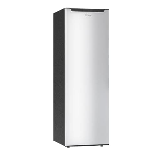 BANGSON Upright Freezer,7.0 Cu.ft Stand Up Freezer,Convertible Upright Freezer/Refrigerator,Single Door for Kitchen,Office,Apartment,Silver