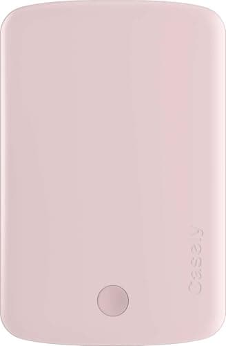 Casely Power Pod Max | Battery Pack Compatible with MagSafe | Light Pink | MagSafe Charger for iPhone 10,000 mAh