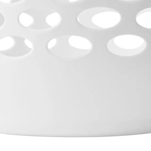 Tall Flex Laundry Basket Plastic Hamper for Clothes, Bedroom, and Storage with Handles 17.75" x 17.25" x 26", White 6