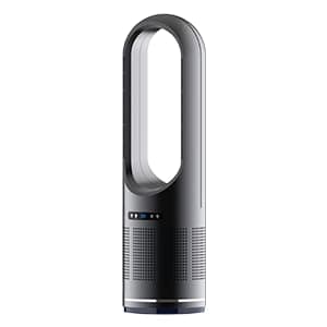 Faryuan 3 IN 1 Tower Fan, 31.5Inch Cooling & Heating Bladeless Fan with HEPA Filter 99.97%, Floor Fan Combo 80° Oscillating with Remote, 8H Timer for Indoor, Bedroom, Home Office Room 8