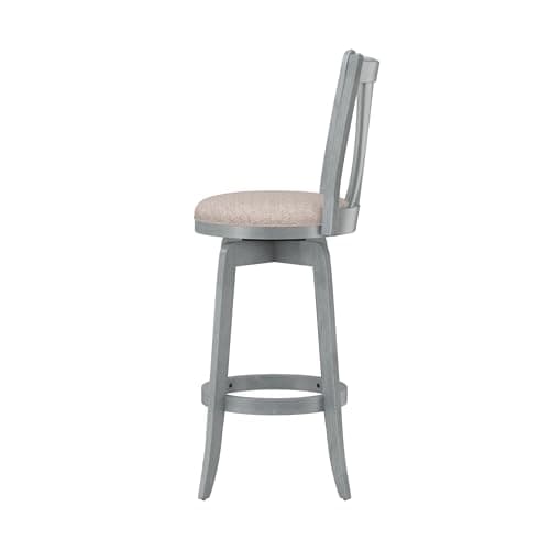 Hillsdale Furniture Savana Wood Bar Height Stool, 30" high, Blue Wire Brush 14