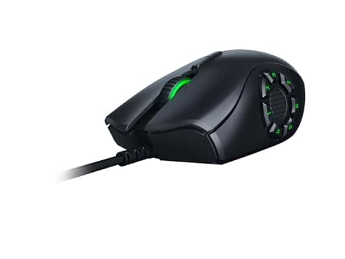Razer Naga Trinity Gaming Mouse: 16,000 DPI Optical Sensor - Chroma RGB Lighting - Interchangeable Side Plate w/ 2, 7, 12 Button Configurations - Mechanical Switches
