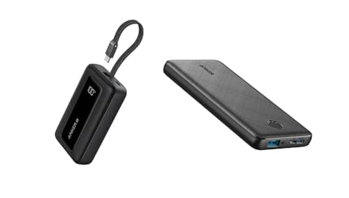 Anker Power Bank(PowerCore 10K),Compact Travel-Ready 10,000mAh Battery Pack Portable Charger, 10,000mAh 30W Power Bank