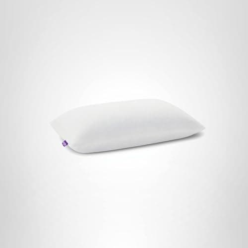 Purple Harmony Pillow – Talalay Latex Foam Cooling Pillow for Combo or Side Sleepers, 360º Hex GelFlex Grid for No-Pressure Support and Luxurious Weightless Feel - Standard, Medium Feel, Tall Height 8