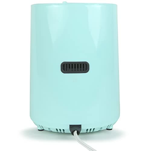 Nostalgia Personal Air Fryer 1-Quart, Compact Space Saving, Adjustable 30 Minute Timer and Temperature Up To 400℉, Non-Stick Dishwasher Safe Basket, Portion Control, Aqua 9