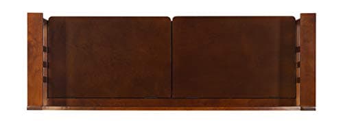 Linon Home Decor Storage Bench with Short Split Seat Storage, Walnut, 50 inchw x 17 inchd x 25.25 inchh. 15