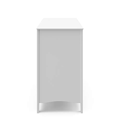 Graco Noah 6-Drawer Dresser (White) – GREENGUARD Gold Certified, White Dresser for Bedroom, Kids & Nursery Storage Chest, Safety Interlocking Drawers, Pre-Installed Tracks, Kids Chest 9