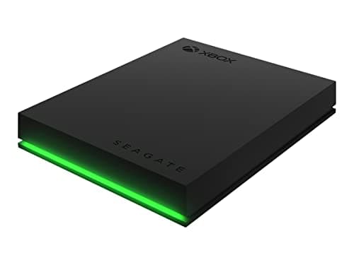 Seagate Game Drive for Xbox 2TB External Hard Drive Portable HDD - USB 3.2 Gen 1, Black with Built-in Green LED bar (STKX2000400) (Renewed)