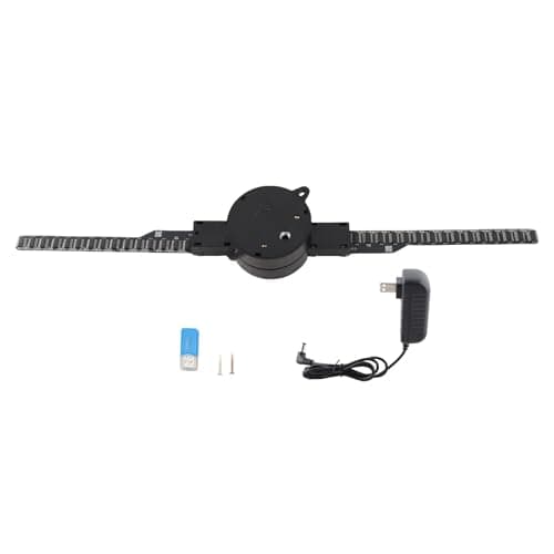 3D Hologram Fan, 16.5in 3D Hologram Projector Advertising Display With 224 LED Light Beads Holographic Video Projector for Business Store Signs, Bar, Casino, Party, Christmas 6