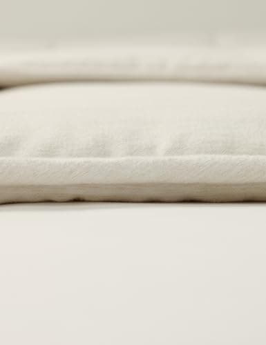 YnM Weighted Blanket King/CA King 30lbs, The Heavy Oversized Weighted Comforter, Warm & Fluffy Throw (Neutral Beige, 30lbs, 104" Lx90 W) 8