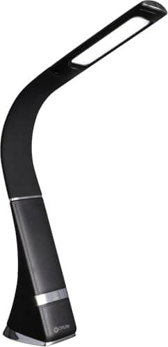 OttLite Recharge LED Desk Lamp with ClearSun LED Technology - Portable, Dimmable & Flexible Gooseneck - Travel-Friendly Task Lamp with Rechargeable Battery - for Home, Reading, Office & College Dorms