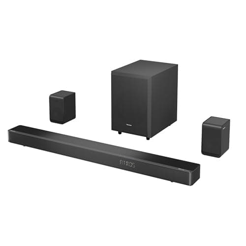 Hisense AX5125H 5.1.2Ch Sound Bar with Wireless Subwoofer, 500W, Dolby Atmos, Bluetooth 5.3, EzPlay, 4K HDMI Pass Through, Roku TV Ready, DTS:X, HDMI/AUX/ARC/Optical/USB, 7 EQ Modes 14