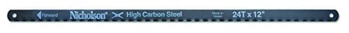 Crescent Nicholson 63256 Replacement Shatterproof Hacksaw Blade SS1218 12" x 18 TPI - 2/Pk