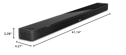 Bose Smart Ultra Dolby Atmos Soundbar, All-in-One Surround Sound System for TV, A.I. Dialogue Mode, Alexa and Google Voice Control, HDMI eARC, Black 7