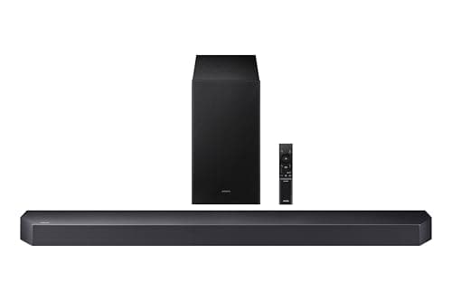Samsung Q-Series Soundbar HW Q600F 3.1.2 ch Subwoofer (2025 Model) SpaceFit Sound Pro, Q-Symphony, Adaptive Sound