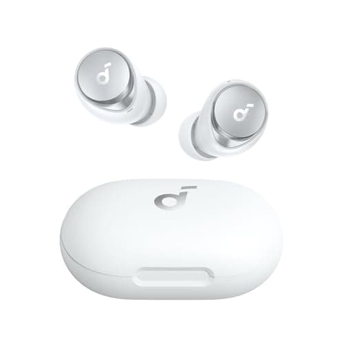 Soundcore by Anker Space A40 Auto-Adjustable Active Noise Cancelling Wireless Earbuds, Reduce Noise by Up to 98%, 50H Playtime, Comfortable Fit, App Customization, Wireless Charge (White) 7