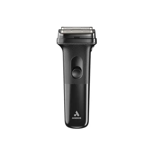 Andis 17480 Inform Lithium-Ion Electric Foil Shaver with Sensitive Skin Foil Head, Rechargeable, 10,000 SPM, Includes Blade Brush, Black