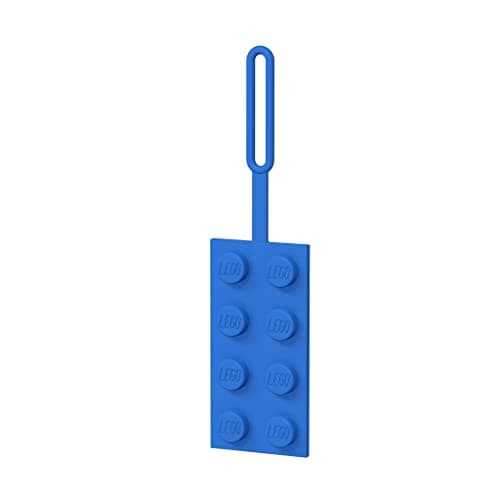 LEGO Bag Tag - 2x4 Blue (52001), Silicone Luggage Tag