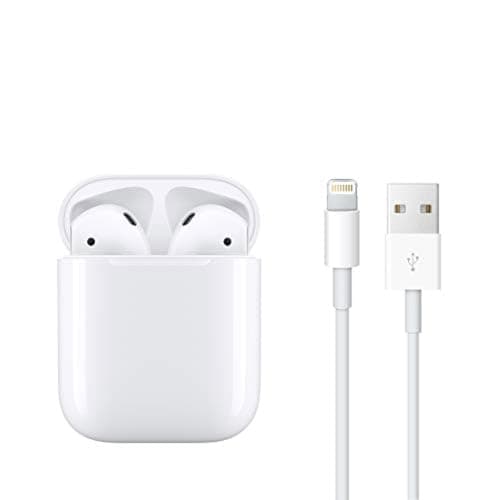 Apple AirPods Wireless Ear Buds, Bluetooth Headphones with Lightning Charging Case Included, Over 24 Hours of Battery Life, Effortless Setup for iPhone 6