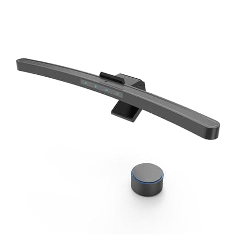 Archilight ScreenGlow Pro 17.72' Curved Monitor Lamp: Modern, 3000K~6500K CCT Adjustable, Dimmable, 5W LED, Eye Protection, Space Saving, Includes Mini Remote & USB C Cable, for Laptop, Keyboard 2