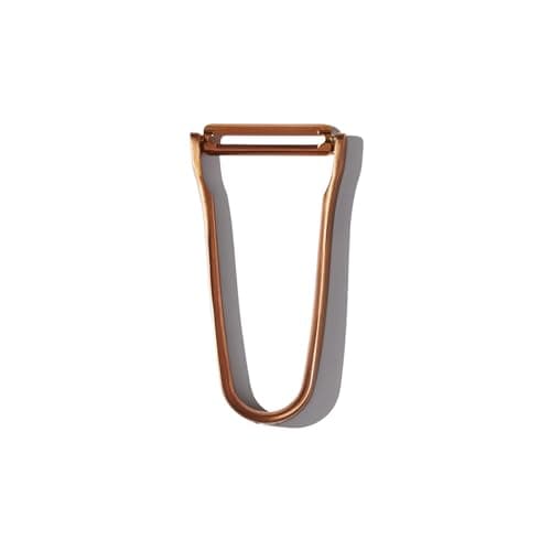 Material, The Forever Peeler Stainless Steel Vegetable Peeler, U-Shaped Swivel Design & Replacement Blade, Dishwasher-Safe, Golden