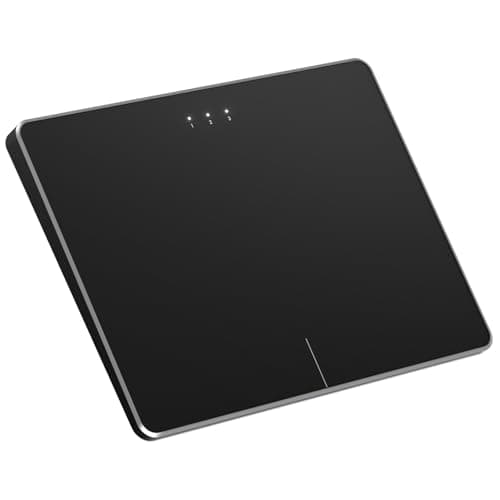 ProtoArc Bluetooth Trackpad for Windows 10/11, T1 Plus Large High-Precision Touchpad, Wireless Trackpad Mouse with Multi-Gesture Support for Computer Desktop Laptop, Black
