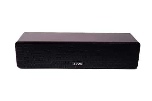 ZVOX AccuVoice AV100 Compact TV Soundbar Speaker with 6 Levels of Voice Boost, Espresso