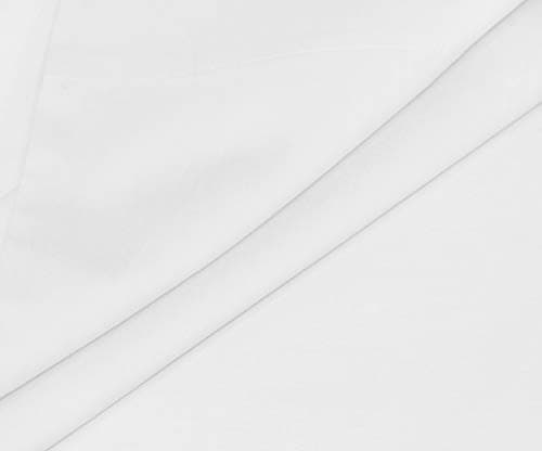 COTTON CRAFT Pillow Protectors - 220 Thread Count - Set of 2 Pure Combed Cotton - Sateen Weave - White - Body Pillow Protector - 21x54 inches - No Zipper - Pillow Not Included 5