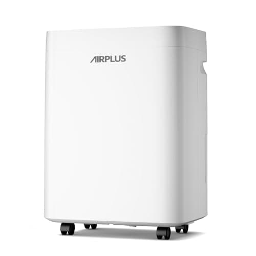 AIRPLUS 5000 Sq.Ft 80 Pint Dehumidifier for Basements,1.3gallon Water Tank,Smart Dehumidifiers for Home,Dehumidifier with Drain Hose for garage,basement,bathroom