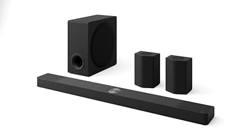 LG S95TR 9.1.5-Channel OLED evo TV Matching Home Theater Soundbar with Rear Surround Speakers and Wireless Subwoofer, Wow Orchestra, Dolby Atmos, WOWCAST Built-in (2024 Model)