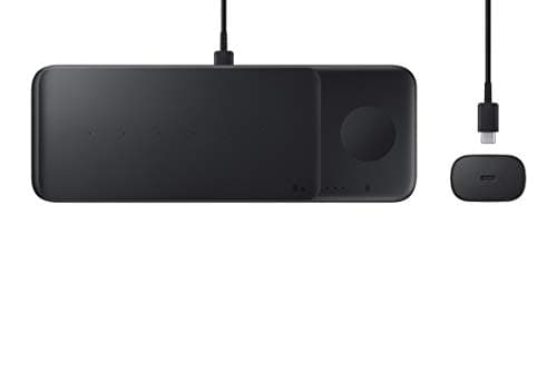 Samsung Electronics Wireless Charger Trio, Qi Compatible - Charge up to 3 Devices at Once - for Galaxy Phones, Buds, Watches, and Apple iPhone Devices, Black (US Version) 5