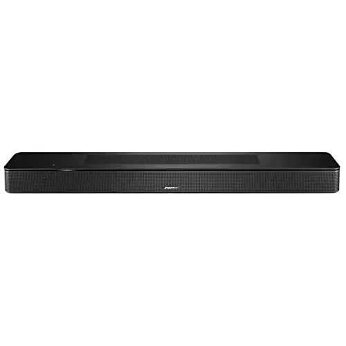 Bose New Smart Dolby Atmos Soundbar, Black Bundle with Wireless Surround Speakers (Pair), Bass Module 500 5