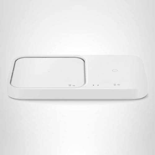 Samsung 15W Wireless Charger Duo w/USB C Cable, Dual Charging, Cordless Super Fast Charging Pad for Galaxy Phones and Devices, Compact Design, LED Indicator, 2022, US Version, White 7