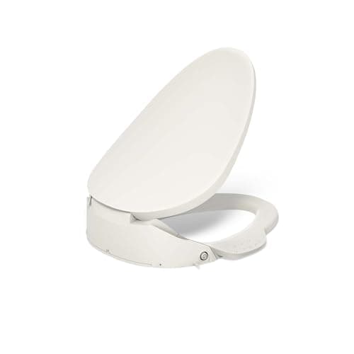 Kohler PureWash E750 Elongated Heated Bidet Toilet Seat, Touchscreen Remote Control, Biscuit, Quiet-Close Grip-Tight Lid, Self-Cleaning Wand, Warm Water Bidet, Adjustable Water Pressure, Nightlight 13