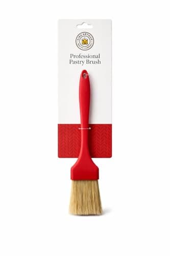 King Arthur Baking Company Professional Pastry Brush, Natural Boar Bristles, 2-Inch, For Butter, Egg Wash, Glaze And Baking Prep