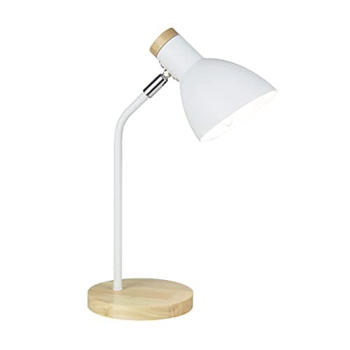 Lampwell Helle Office Desk Lamp for Home & Bedrooms, Wood & Kids Desk Lamp, 9.695.91H14.88IN, Bulb Excluded