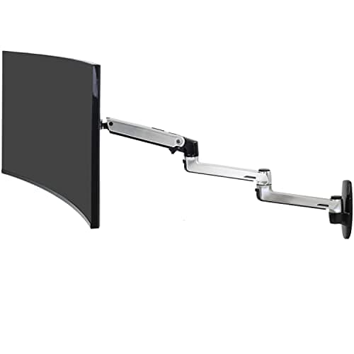 Ergotron – LX Monitor Arm Extension – Add-on for LX Desk and LX Wall Monitor Arms, LX Keyboard Arm – Polished Aluminum 6