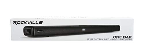 Rockville ONE-BAR 400W 2.1 Bluetooth Soundbar, Built-in Subwoofer, HDMI ARC, Optical, USB Playback, 35" Wide, for Home Theater and Music 7