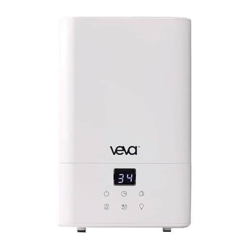 VEVA Humidifiers for Bedroom Large Room 4.5L, Cool Mist Water Vaporizer Essential Oil Diffuser, Quiet Humidifiers for Baby, Covers up to 323 Sq. Ft.