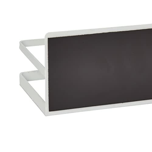 Household Essentials Metal Magnetic Spice Organizer, White 7